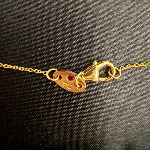 Roberto Coin 18K Yellow Gold Seven-Station Diamond Necklace - Picture 11 of 15